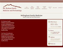 Tablet Screenshot of mtshuksanfamilymedicine.com